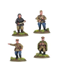 Набір мініатюр Warlord Games Bolt Action: Soviet Platoon Commanders