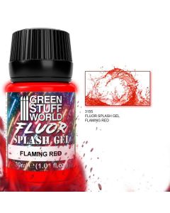 Акриловий гель Green Stuff World: Splash Gel - Flaming Red 30ml