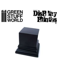 Деревʼяна підставка для мініатюр Green Stuff World: Square Top Display Plinth 4x4 cm - Black