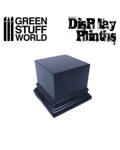 Деревʼяна підставка для мініатюр Green Stuff World: Square Top Display Plinth 6x6 cm - Black