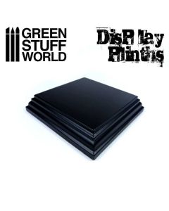 Деревʼяна підставка для мініатюр Green Stuff World: Square Top Display Plinth 8x8 cm