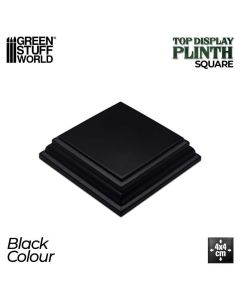 Деревʼяна підставка для мініатюр Green Stuff World: Square Wood display bases 4x4 cm - Black