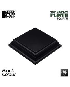 Деревʼяна підставка для мініатюр Green Stuff World: Square Wood display bases 5x5 cm - Black