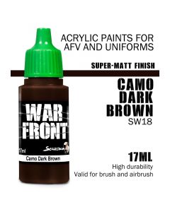 Акрилова фарба Scale 75: Warfront: SS Camo Dark Brown (17ml)