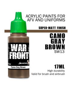 Акрилова фарба Scale 75: Warfront: SS Camo Gray Brown (17ml)