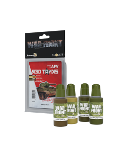 Набір акрилових фарб Scale 75: Warfront: Red Tanks (4x17 ml)
