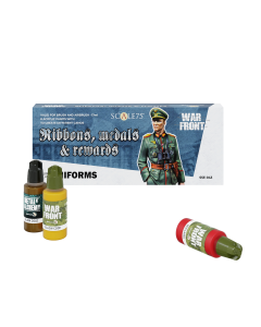 Набір акрилових фарб Scale 75: Warfront: Ribbons, Medals and Rewards (8x17 ml)