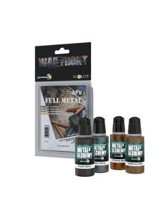 Набір акрилових фарб Scale 75: Warfront: Full Metal (4x17 ml)