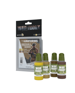 Набір акрилових фарб Scale 75: Warfront: British & Commonwealth Armies (4x17 ml)