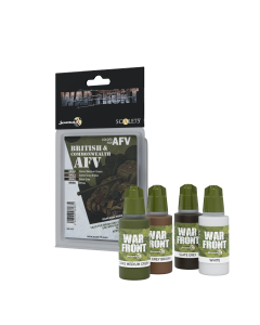 Набір акрилових фарб Scale 75: Warfront: British & Commonwealth AFV (4x17 ml)