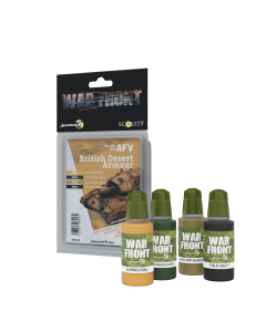 Набір акрилових фарб Scale 75: Warfront: British Desert Armour (4x17 ml)