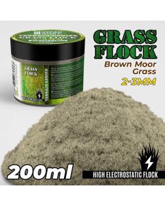 Статична трава (Флок) Green Stuff World: Static Grass Flock 2-3mm - Brown Moor Grass - 200 ml