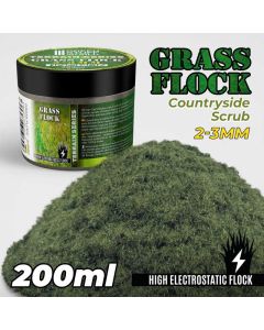 Статична трава (Флок) Green Stuff World: Static Grass Flock 2-3mm - Countryside Scrub - 200 ml