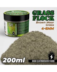 Статична трава (Флок) Green Stuff World: Static Grass Flock 4-6mm - Brown Moor Grass - 200 ml