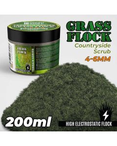 Статична трава (Флок) Green Stuff World: Static Grass Flock 4-6mm - Countryside Scrub - 200 ml