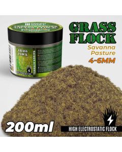 Статична трава (Флок) Green Stuff World: Static Grass Flock 4-6mm - Savanna Pasture - 200 ml