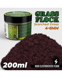 Статична трава (Флок) Green Stuff World: Static Grass Flock 4-6mm - Scorched Brown - 200 ml