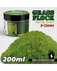 Статична трава (Флок) Green Stuff World: Static Grass Flock 9-12mm - Spring Grass - 200 ml