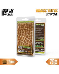 Пучки трави Green Stuff World: Static Grass Tufts 12mm - Dry Brown