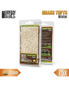 Пучки трави Green Stuff World: Static Grass Tufts 12mm - Winter White