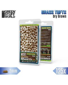 Пучки трави Green Stuff World: Static Grass Tufts 2 mm - Dry Brown