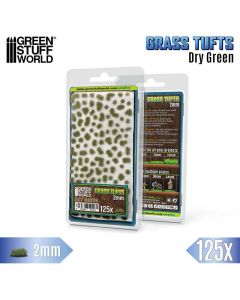 Пучки трави Green Stuff World: Static Grass Tufts 2 mm - Dry Green