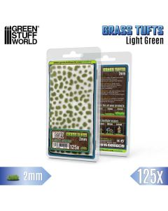Пучки трави Green Stuff World: Static Grass Tufts 2 mm - Light Green