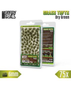 Пучки трави Green Stuff World: Static Grass Tufts 6 mm - Dry Green