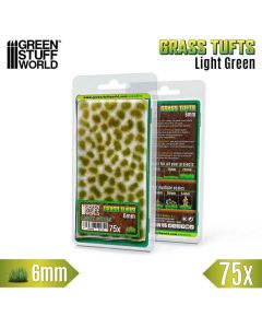 Пучки трави Green Stuff World: Static Grass Tufts 6 mm - Light Green