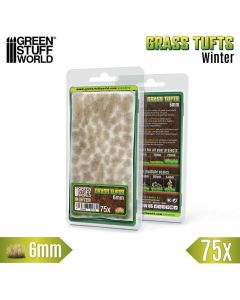 Пучки трави Green Stuff World: Static Grass Tufts 6 mm - Winter White