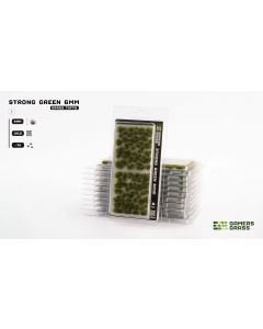 Пучки трави Gamers Grass: Strong Green (6mm) Wild