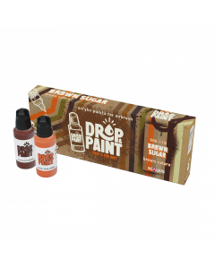 Набір акрилових фарб Scale 75: Drop & Paint: Sugar Brown (8x17 ml)