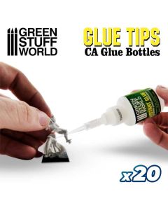 Насадки для пляшок Green Stuff World: 20x Precision Tips For Super Glue Bottles