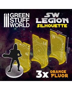 Маркери силуету Green Stuff World: SW Legion Silhouette - Fluor Orange