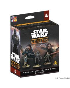 Набір мініатюр Star Wars: Legion – Cassian Andor, Jyn Erso & K-2SO