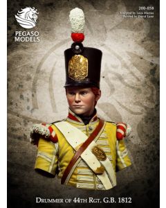 Мініатюра 1/9 Pegaso Models: France and Great Britain XVII - XIX Cen: Drummer of 44th Rgt. G.B. 1812 