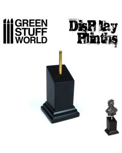 Деревʼяна підставка для бюстів Green Stuff World: Tapered Bust Plinth 3x3cm Black