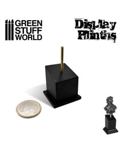 Деревʼяна підставка для бюстів Green Stuff World: Tapered Bust Plinth 2.5x2.5cm Black