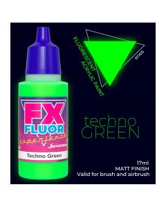 Акрилова фарба Scale 75: FX Fluor Experience: Techno Green (17ml)