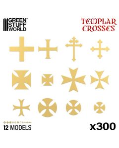 Елементи декору Green Stuff World: Templar Cross Symbols