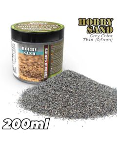 Імітація ґрунту Green Stuff World: Thin Hobby Sand - Dark Grey 200ml