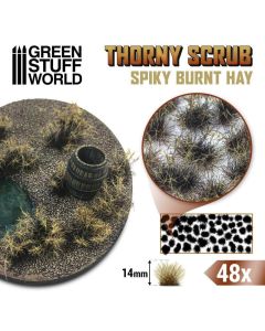 Пучки трави Green Stuff World: Thorny Scrubs - Burnt Hay 14mm