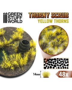 Пучки трави Green Stuff World: Thorny Scrubs - Yellow Thorns 14mm