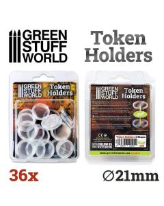 Набір капсул для жетонів Green Stuff World: Token Holders 21mm