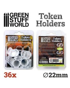 Набір капсул для жетонів Green Stuff World: Token Holders 22mm