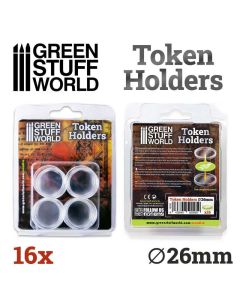 Набір капсул для жетонів Green Stuff World: Token Holders 26mm