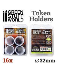Набір капсул для жетонів Green Stuff World: Token Holders 32mm