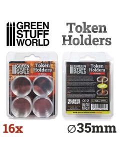 Набір капсул для жетонів Green Stuff World: Token Holders 35mm