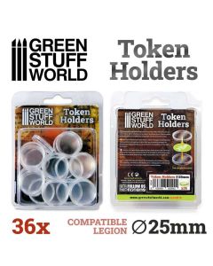 Набір капсул для жетонів Green Stuff World: Token Holders 25mm