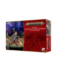 Мініатюра Age of Sigmar Seraphon:  Saurus Scar-Veteran on Aggradon